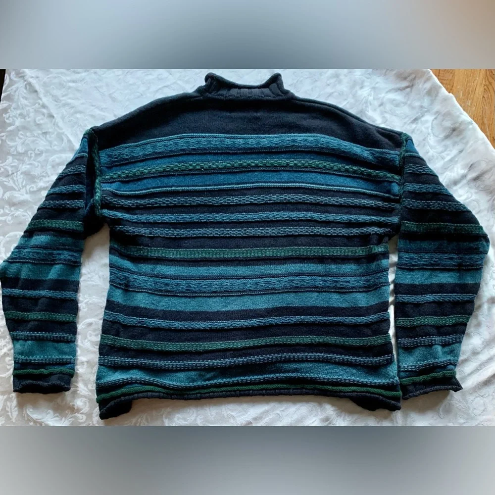 Vintage Sears Roebuck & Co Men’s XL Sweater Grandpacore Normcore 3D Knit 80/90s